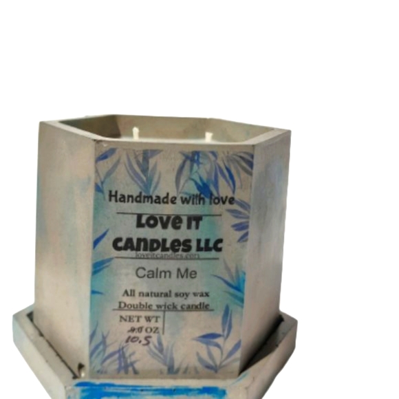 Calm Me all-natural soy wax candle 10.5 oz - Picture 2 of 6